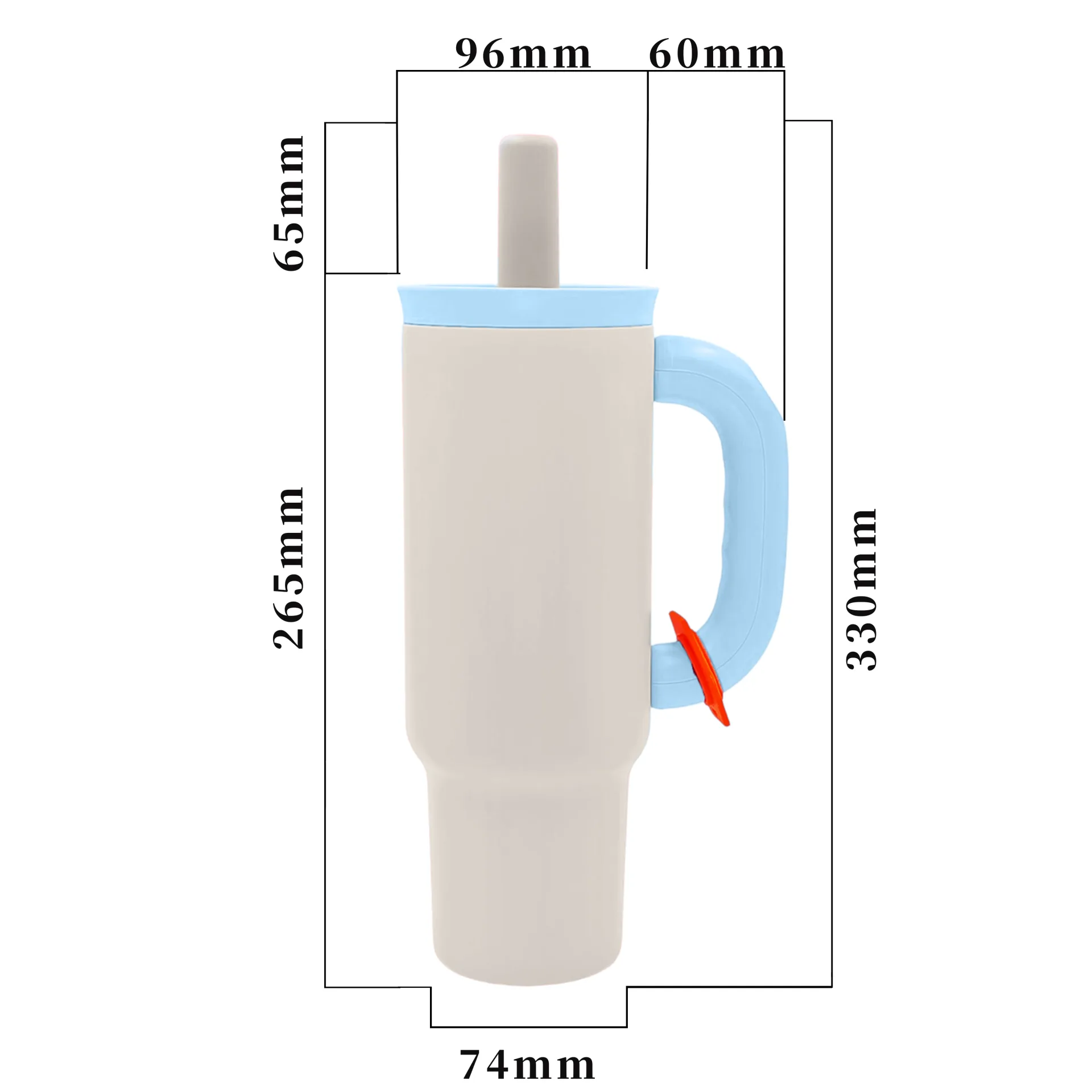 DT4009--400z handle tumbler