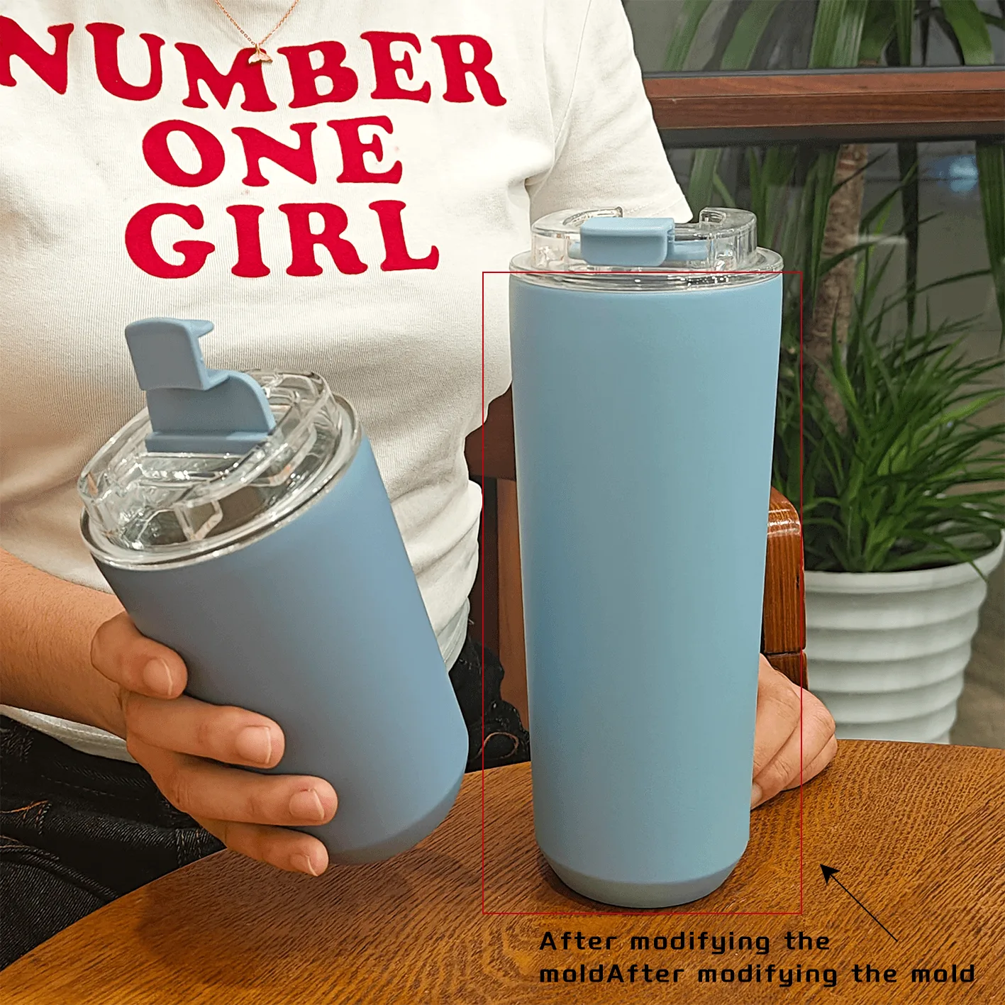 Modify the cup mold