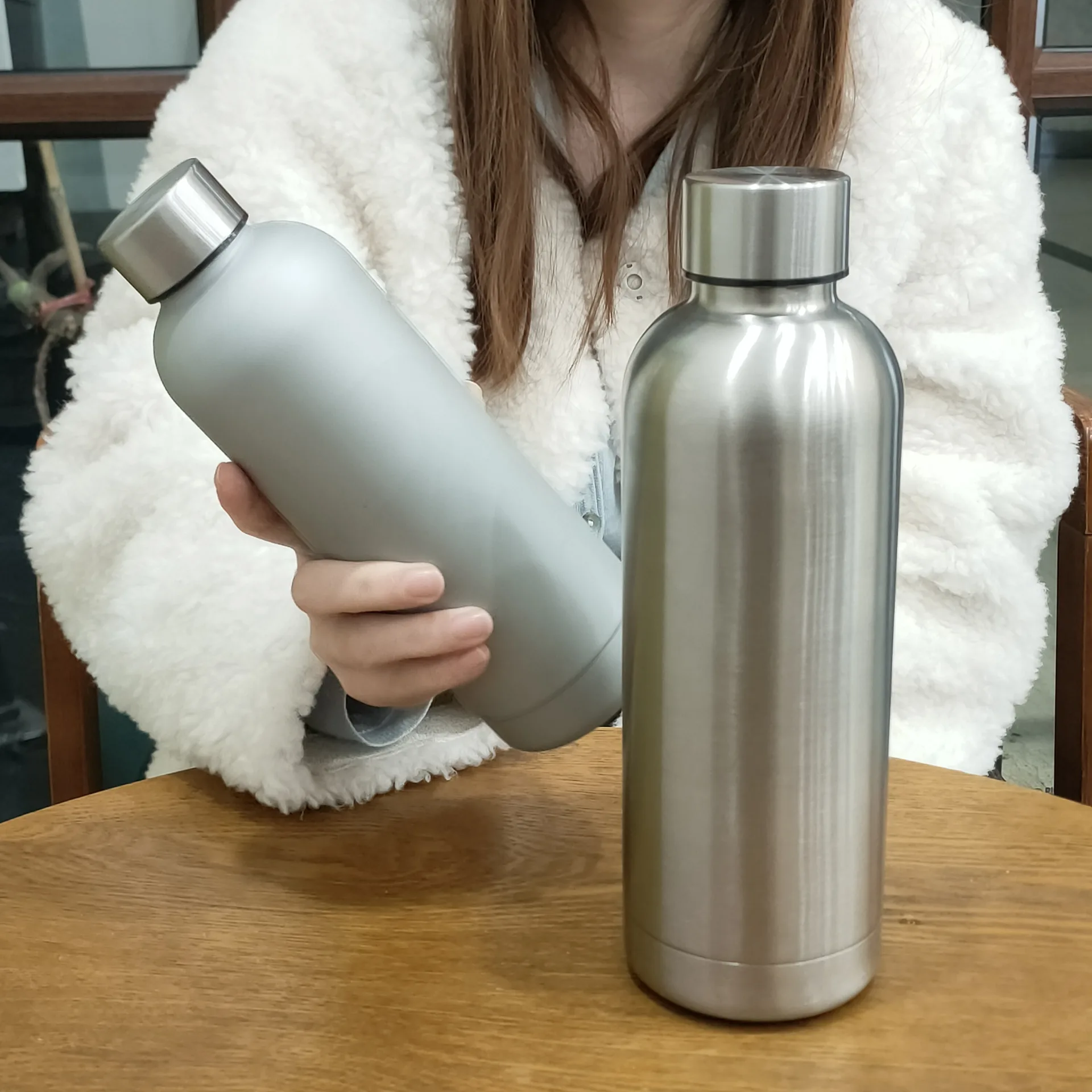 DT7504--750ml Double Wall 304 SS Rubber Paint Small Mouth Insulated Bottle