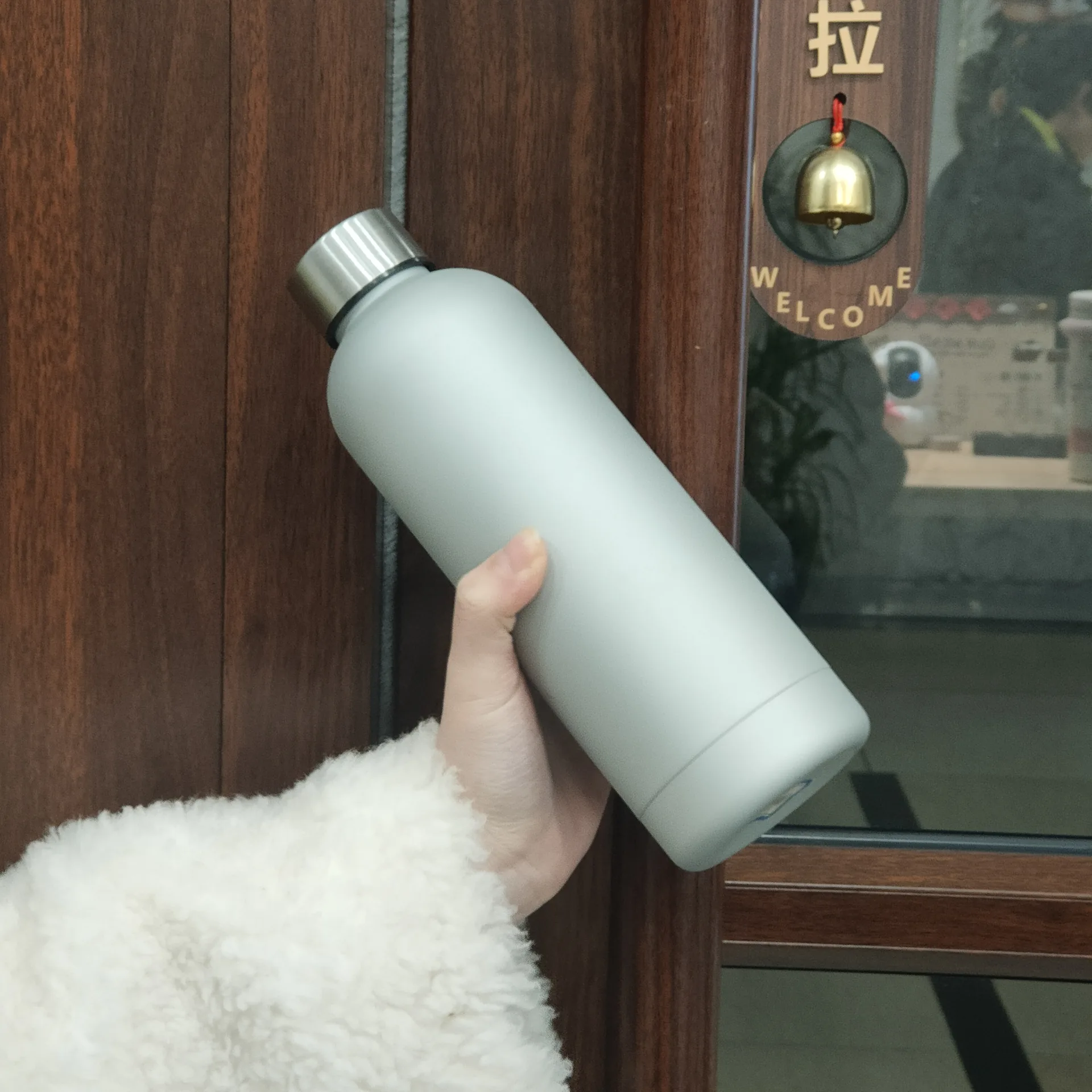 DT7504--750ml Double Wall 304 SS Rubber Paint Small Mouth Insulated Bottle