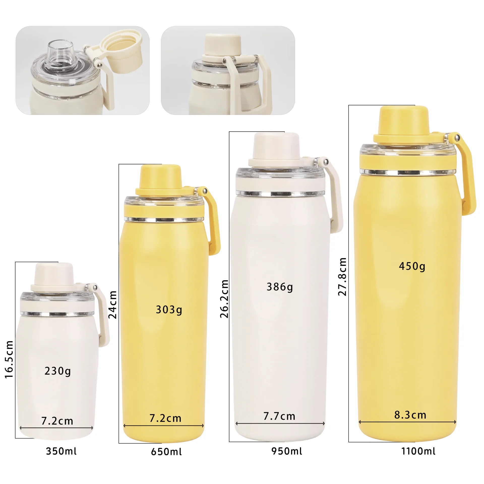 DT3506 DT6503 DT9502- Space Flask with Handle and Dust Cover