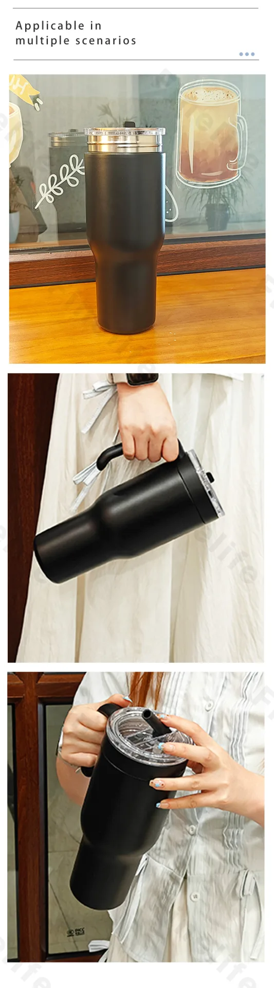 DT4027-40oz stainless steel vacuum Tumbler